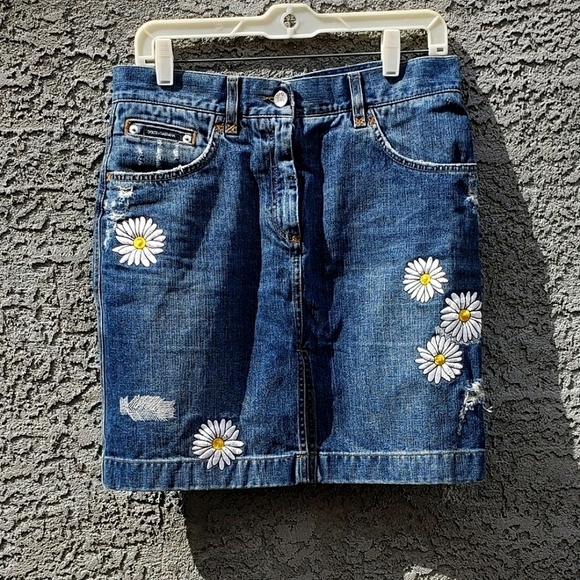 DOLCE‎ GABBANA JEAN SKIRTS - Picture 3 of 8